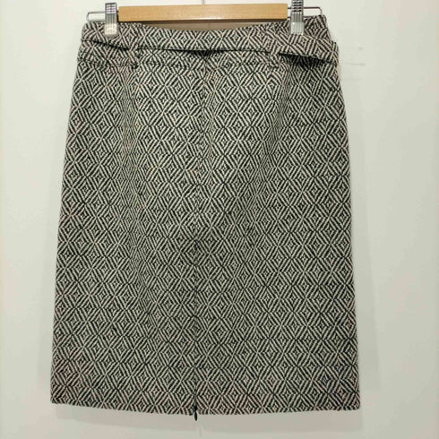 エスマックスマーラ S Max Mara 総柄 膝丈タイトスカート レディース JPN:36