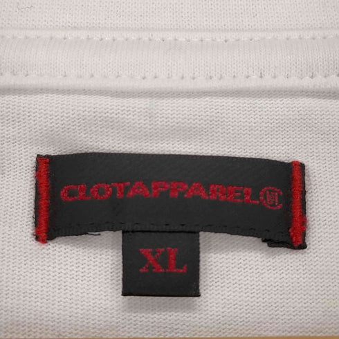 クロットアパレル CLOTAPPAREL 両面プリントクルーネックTシャツ メンズ JPN:XL