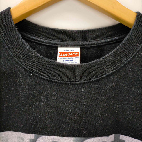 ユナイテッドアスレ UNITED ATHLE フロントプリント バンドTシャツ レディース JPN:L