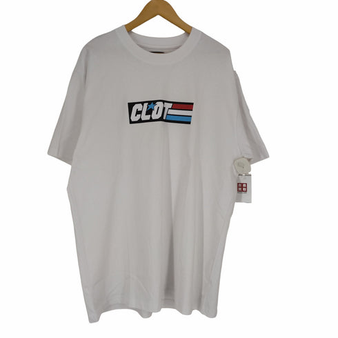 クロットアパレル CLOTAPPAREL フロントプリントクルーネックTシャツ メンズ JPN:XL