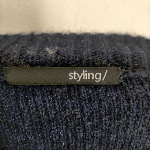 スタイリング styling 長リブナイロンウールニット レディース ONE SIZE