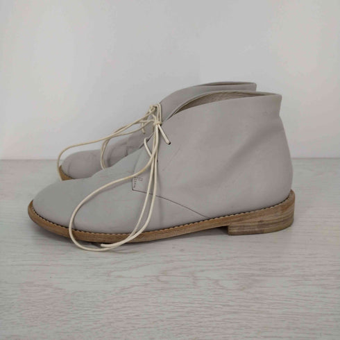 パドカレ pas de calais レースアップシューズ レザー レディース 25