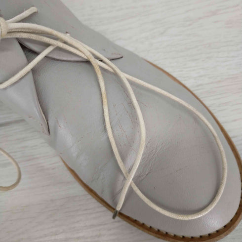 パドカレ pas de calais レースアップシューズ レザー レディース 25