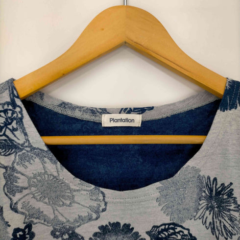 プランテーション Plantation 総柄ノースリーブtシャツ レディース JPN:M