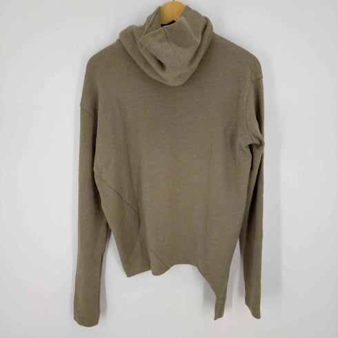 アイレネ IRENE IRENE hooded nep jersey top プルオーバーパーカー カットソー 長袖 フード ネップ ウール混 レディース 36
