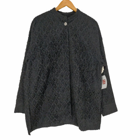 シティショップ CITY SHOP バンドカラージャガードシャツ レディース