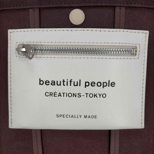 ビューティフルピープル beautiful people キャンバスショルダーバッグ レディース