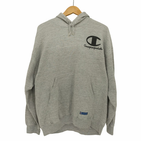 チャンピオン Champion USA製 ロゴプリント プルオーバー パーカー メンズ O