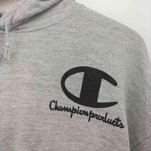 チャンピオン Champion USA製 ロゴプリント プルオーバー パーカー メンズ O