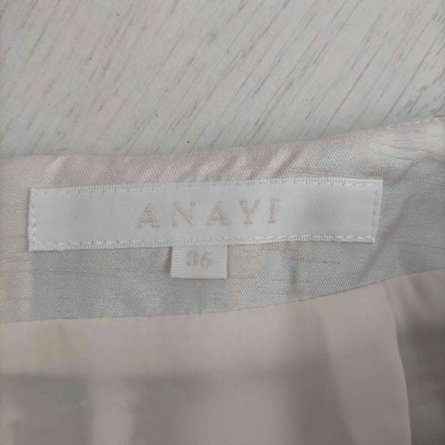 アナイ ANAYI フレアスカート ミニ 花柄 レース レディース JPN:36