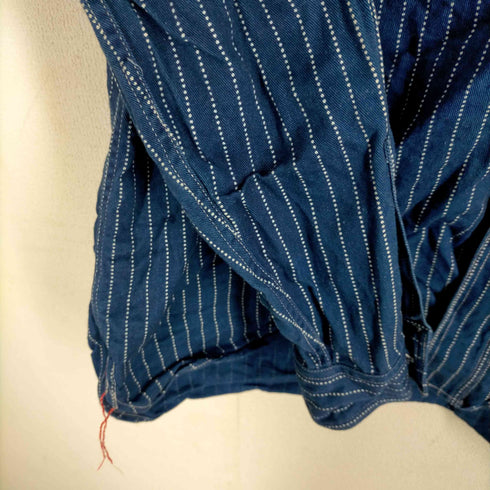 シュガーケーン SUGAR CANE FICTION ROMANCE 8.5oz. WABASH STRIPE WORK SHIRT メンズ JPN:XL