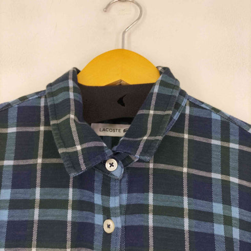 ラコステ LACOSTE チェックジャージーシャツ レディース FR:36