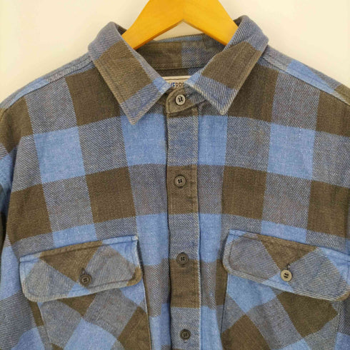 ファイブブラザー FIVE BROTHER 80-90s コットン チェックネルシャツ メンズ import:XL