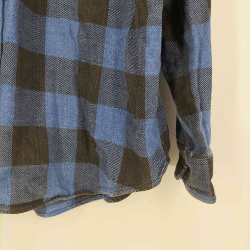 ファイブブラザー FIVE BROTHER 80-90s コットン チェックネルシャツ メンズ import:XL