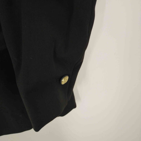 ザラ ZARA ダブルポケット ジャケット 金ボタン ミドル丈 総裏地 レディース import:S