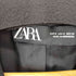 ザラ ZARA ダブルポケット ジャケット 金ボタン ミドル丈 総裏地 レディース import:S