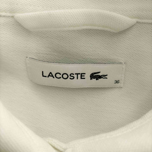 ラコステ LACOSTE コットン鹿の子地ポロシャツ メンズ UK:36