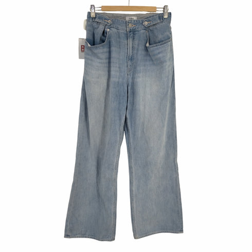 エヴリス EVRIS ウエストボタンワイドデニムパンツ レディース JPN:M