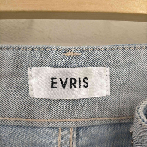 エヴリス EVRIS ウエストボタンワイドデニムパンツ レディース JPN:M