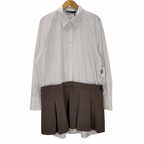 ザラ ZARA CONTRASTING SHIRT DRESS レディース import:XXL