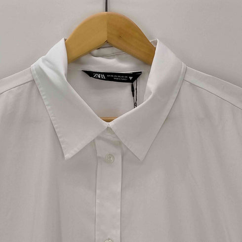 ザラ ZARA CONTRASTING SHIRT DRESS レディース import:XXL