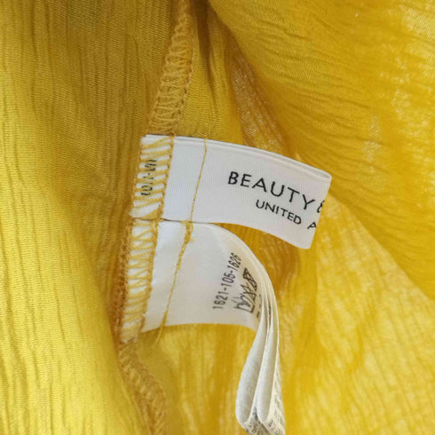 ビューティーアンドユースユナイテッドアローズ BEAUTY & YOUTH UNITED ARROWS クレープバルーンスリーブブラウス -ウォッシャブル- レディース