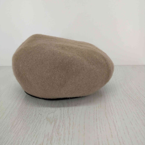 クラネ CLANE ベレー帽 BERET ウール 茶 ライトブラウン レディース 2