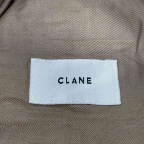 クラネ CLANE ベレー帽 BERET ウール 茶 ライトブラウン レディース 2