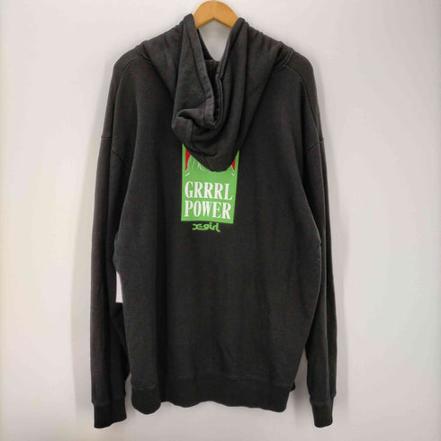 エックスガール X-girl GRRRL POWER SWEAT HOODIE レディース JPN:XL