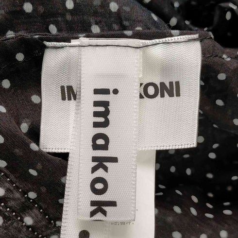 イマココニ imakokoni シアー ドット ブラウス レディース import:XL