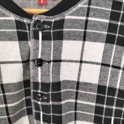 シュプリーム Supreme tartan henley タータン ヘンリー L/S Tシャツ メンズ import:S