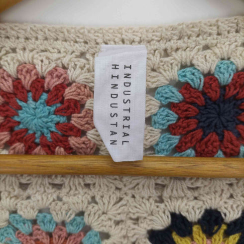 ニッチ niche. INDUSTRIAL HINDUSTAN CROCHET CARDIGAN COLORFUL メンズ