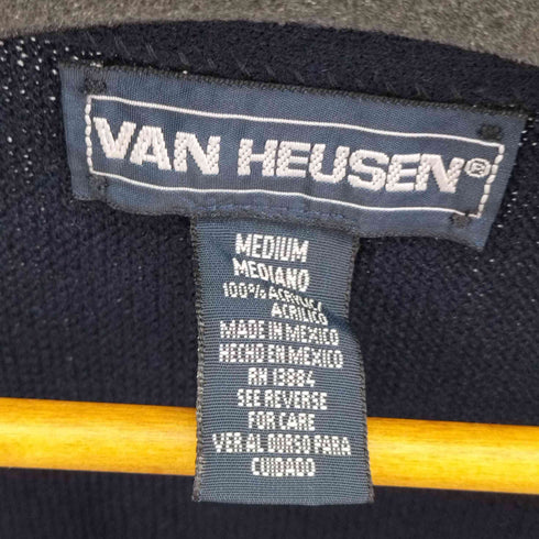 ヴァンヒューゼン VAN HEUSEN 90S アクリルカーディガン メンズ import:M
