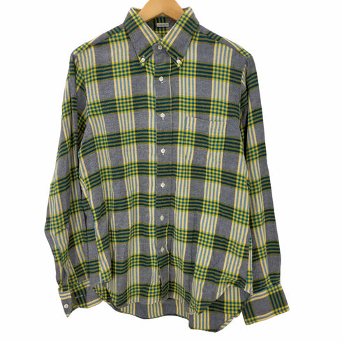 インディヴィジュアライズドシャツ individualized shirts L/S チェック柄BDネルシャツ メンズ 15 1/2