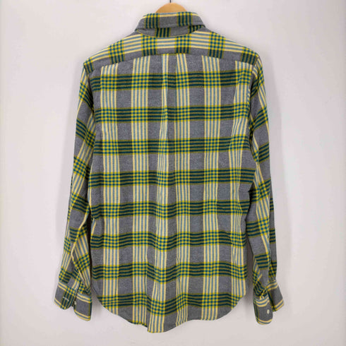インディヴィジュアライズドシャツ individualized shirts L/S チェック柄BDネルシャツ メンズ 15 1/2