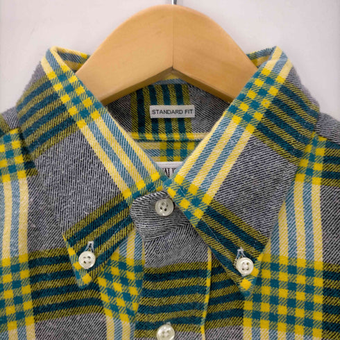インディヴィジュアライズドシャツ individualized shirts L/S チェック柄BDネルシャツ メンズ 15 1/2