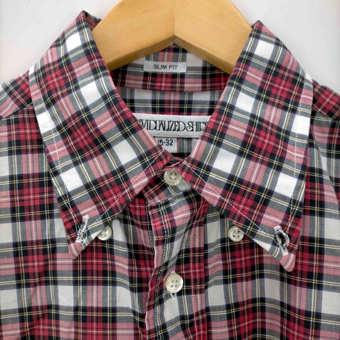 インディヴィジュアライズドシャツ individualized shirts L/S チェック柄BDシャツ メンズ 15 15-32