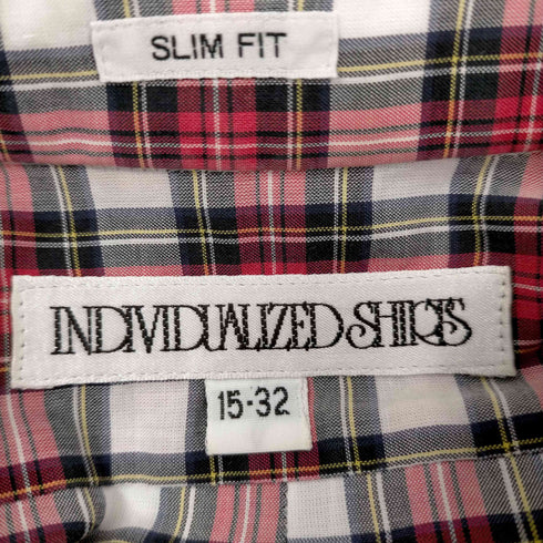 インディヴィジュアライズドシャツ individualized shirts L/S チェック柄BDシャツ メンズ 15 15-32