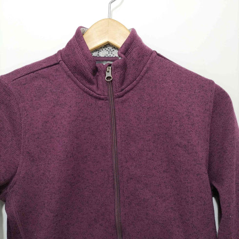 エディーバウアー Eddie Bauer 裏起毛 モックネック ジップアップパーカー レディース PS