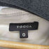 トッカ TOCCA バイカラー フレンチスリーブ ワンピース ひざ丈 タイト レディース 0