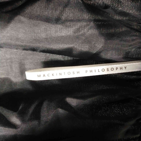 マッキントッシュフィロソフィー MACKINTOSH PHILOSOPHY ニットスカート ロング フレア パンチング レディース 38