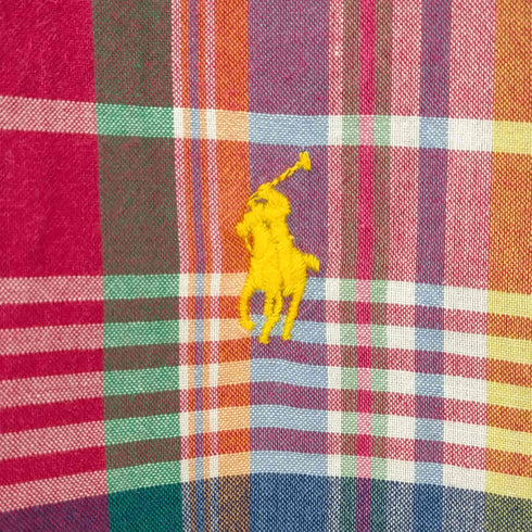 ラルフローレン RALPH LAUREN L/S CUSTOM FIT スモールポニー刺繍 チェック柄BDシャツ メンズ JPN:L