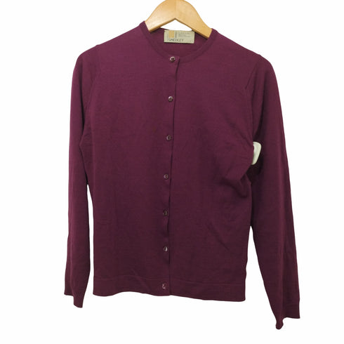 ジョンスメドレー JOHN SMEDLEY クルーネック ニットカーディガン レディース import:S