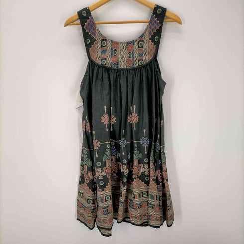 トップショップ TOPSHOP kate moss 総柄ワンピース レディース US:8