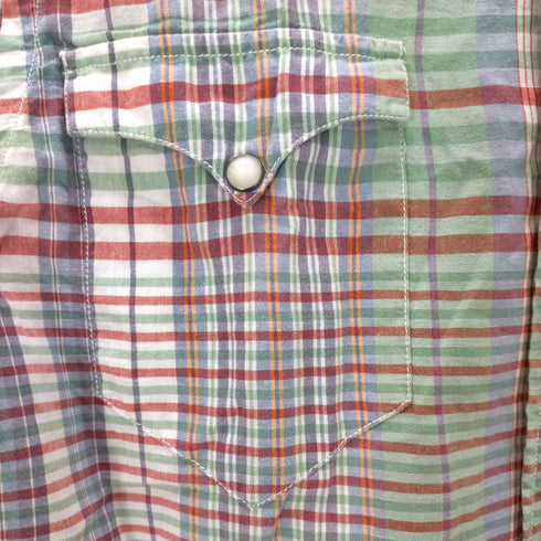 ポロバイラルフローレン Polo by RALPH LAUREN L/S チェック柄ウエスタンシャツ メンズ JPN:S