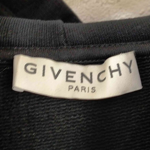 ジバンシィ GIVENCHY 21SS シルバーライン エンボスロゴ プルオーバー スウェットパーカー メンズ import:L