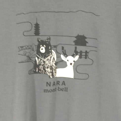 モンベル mont bell フロントプリント S/S Tシャツ レディース import:XS