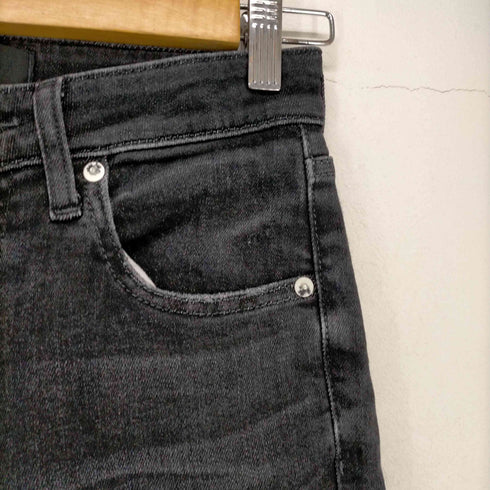 レッドカード RED CARD スキニーデニムパンツ ジーンズ ストレッチ ダメージ加工 22 黒 ブラック レディース 22