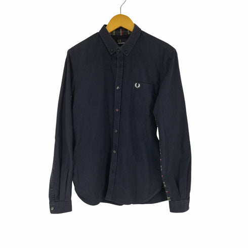 フレッドペリー FRED PERRY チェック切替 L/S シャツ メンズ import:M
