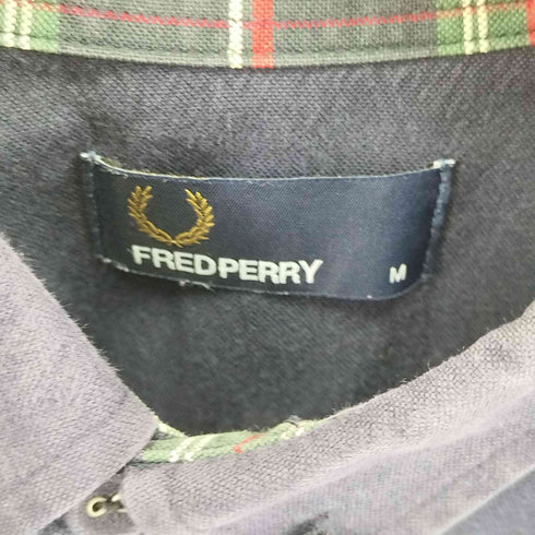 フレッドペリー FRED PERRY チェック切替 L/S シャツ メンズ import:M